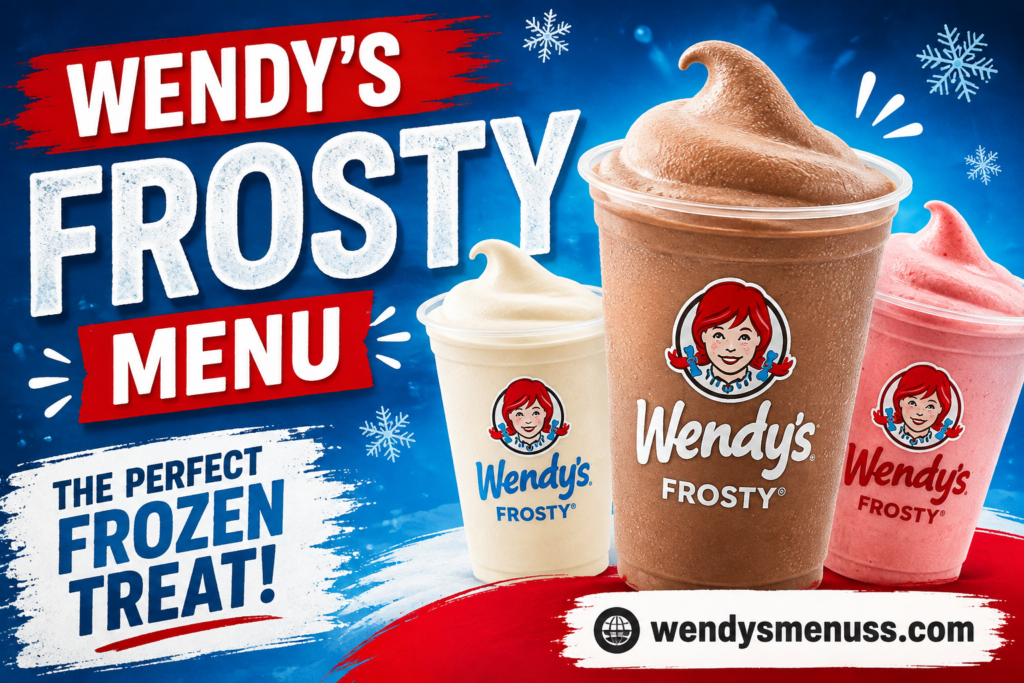 Wendy’s Frosty Menu with Prices 2026