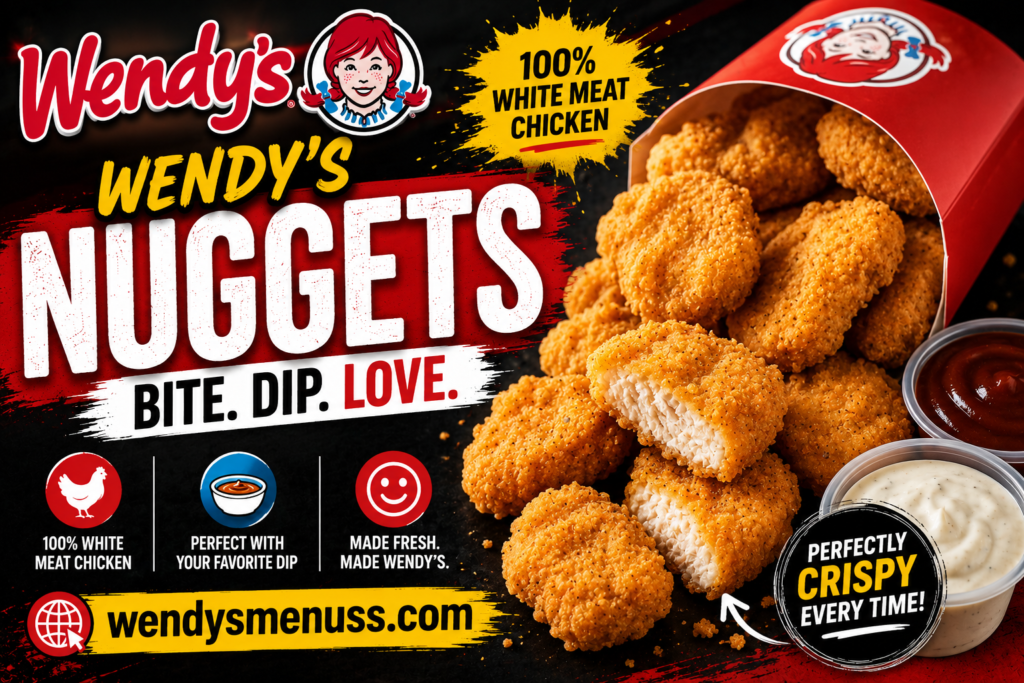Wendy’s Nuggets Menu with Prices 2026