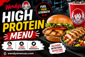 Wendy’s High Protein Menu with Prices 2026