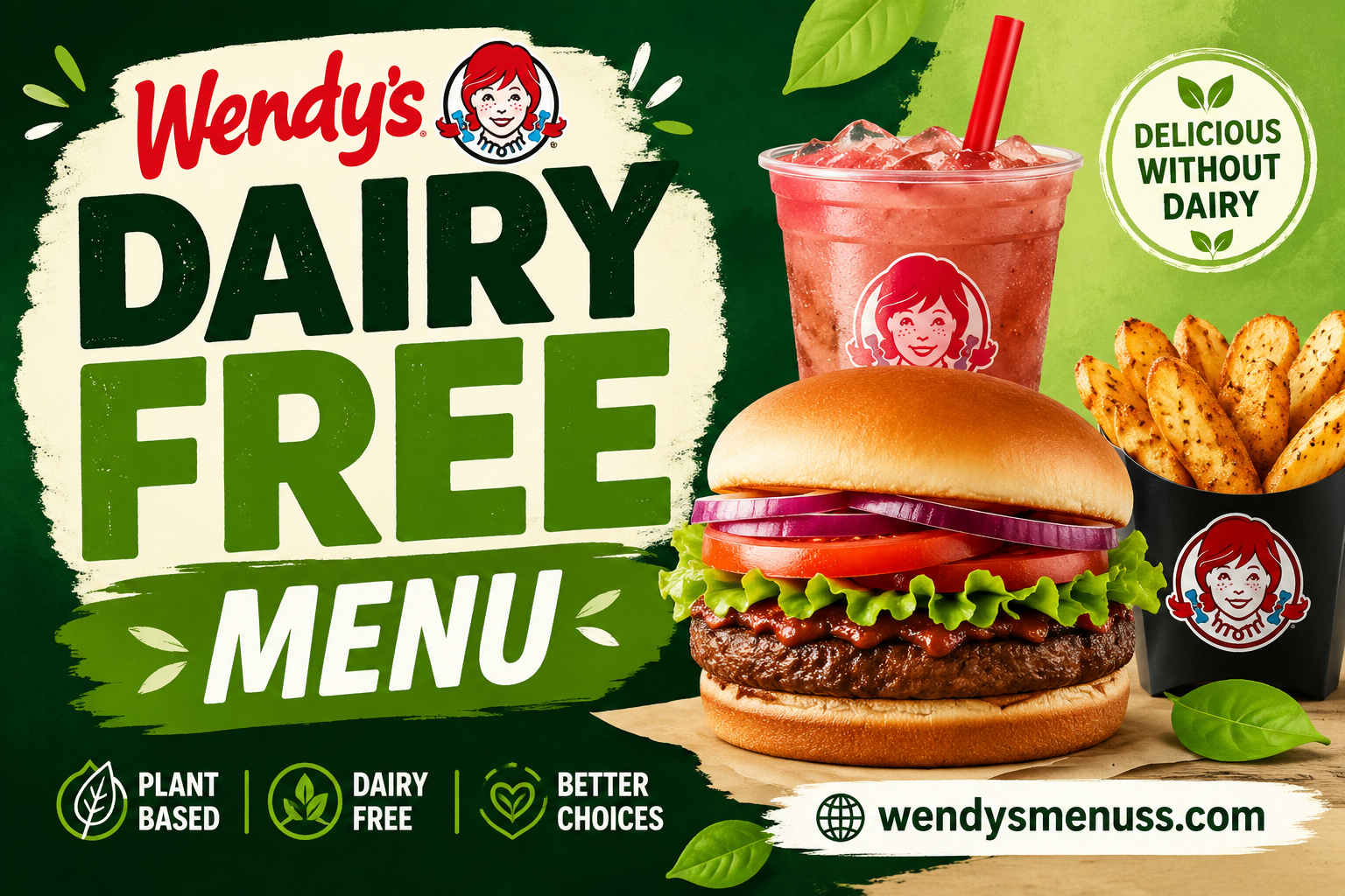 Wendy’s Dairy Free Menu with Prices 2026