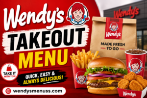 Wendy's Takeout Menu with Prices 2026
