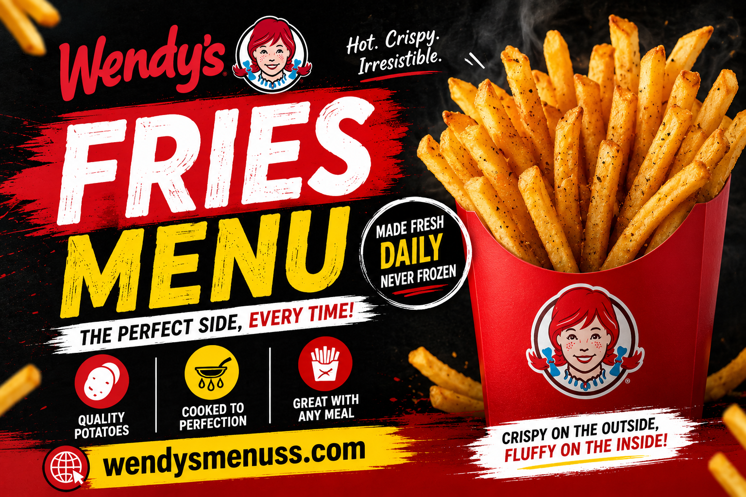 Wendy’s Fries Menu with Prices 2026