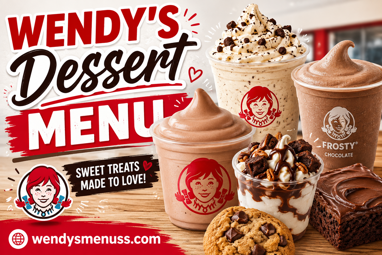 Wendy's Dessert Menu with Prices 2026