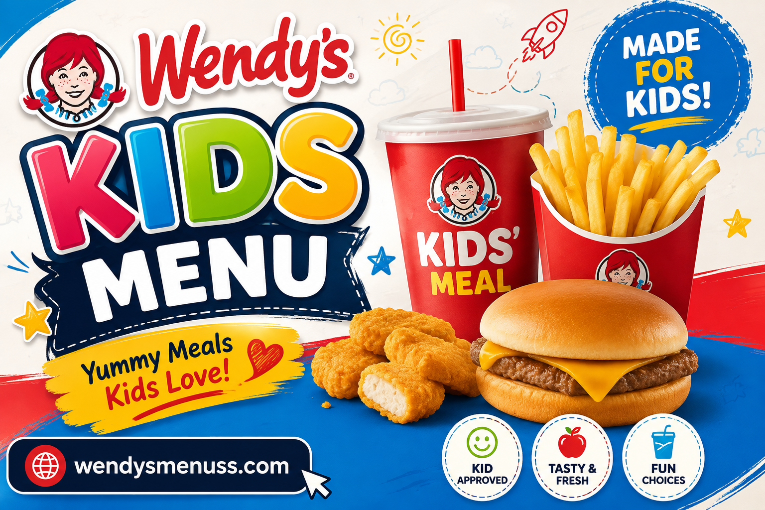 Wendy’s Kids Menu with Prices 2026
